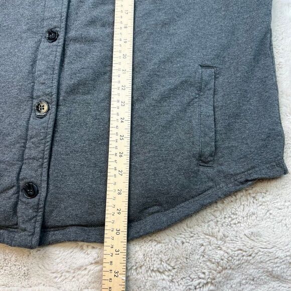 Torrid Shacket Jacket Womens Size 3 Gray Fleece Button Up Stretch Fall Pockets - Picture 7 of 9
